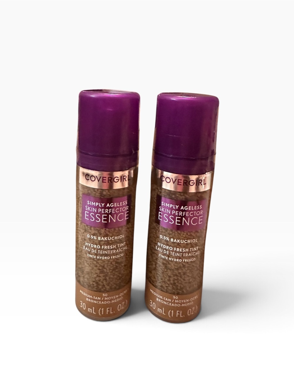 COVERGIRL Simply Ageless Skin Perfector Essence 50 Bundle of 2
